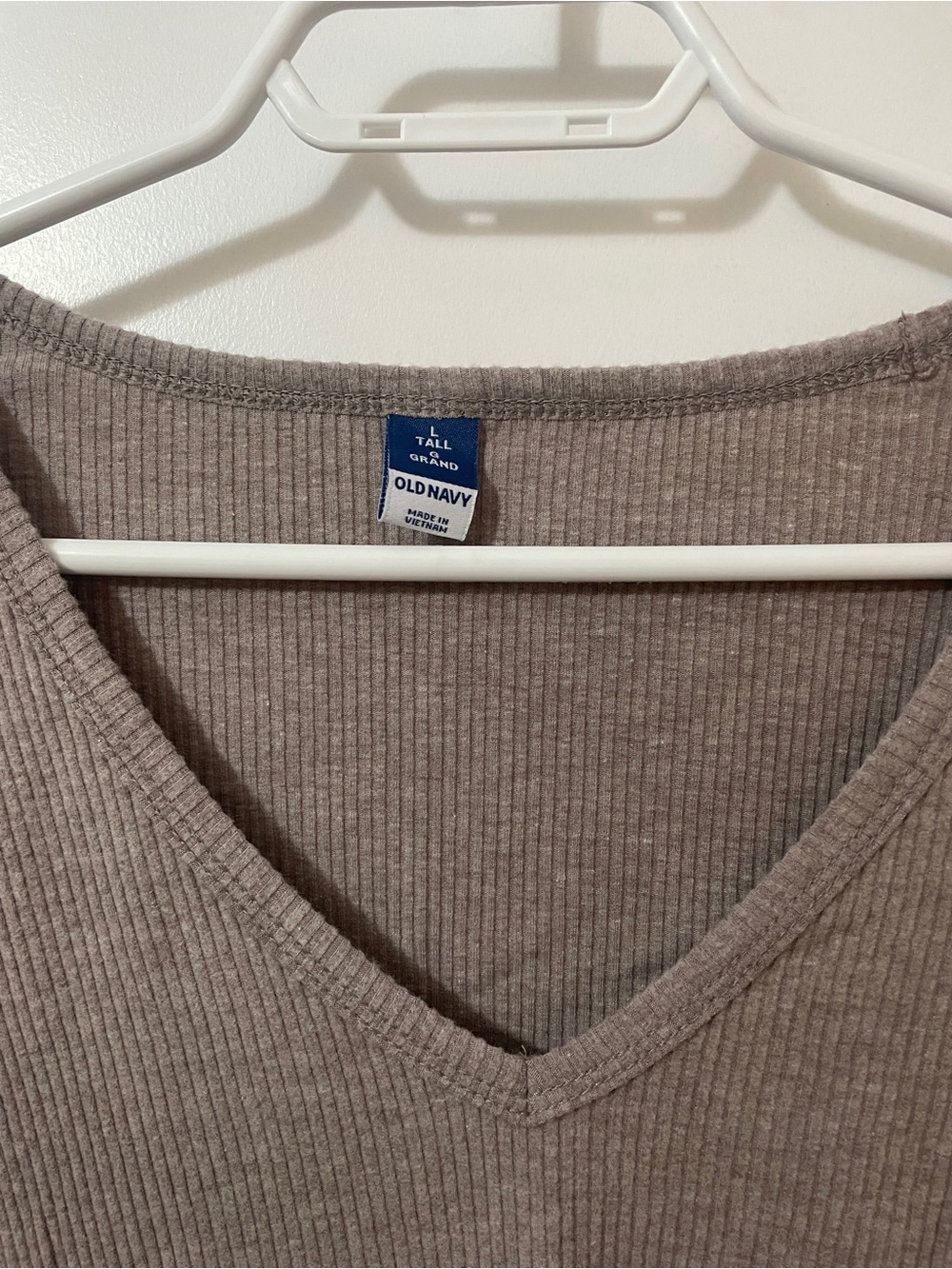 3/$20 Ribbed Long Sleeve Top - Picture 2 of 3